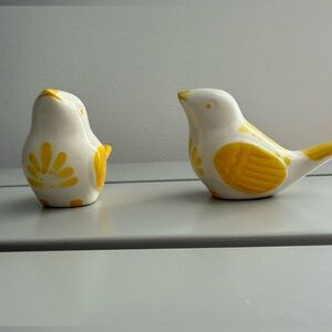 Ceramic Bird S&P Shakers